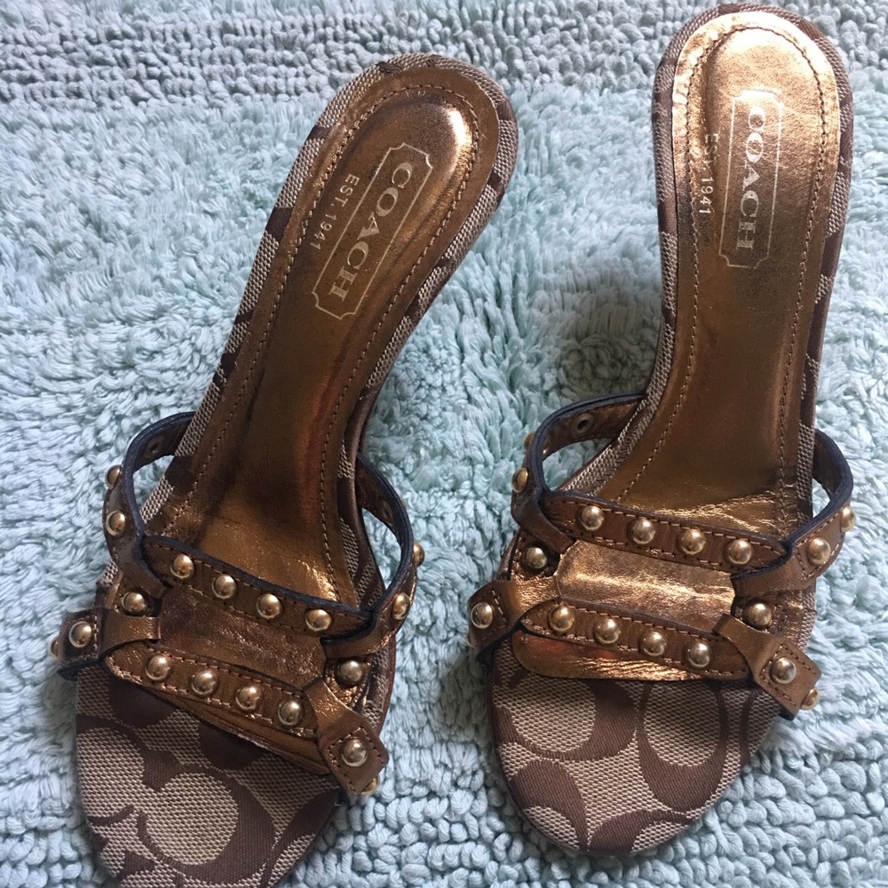 🔥FINAL MARKDOWN🔥 Coach Slip On Sandals